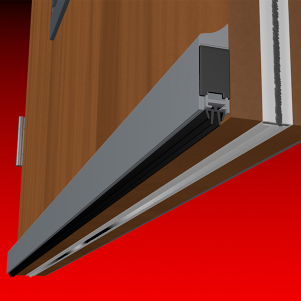 SmokeRated SurfaceMounted Bottom Door Seal Easy Fire Safety